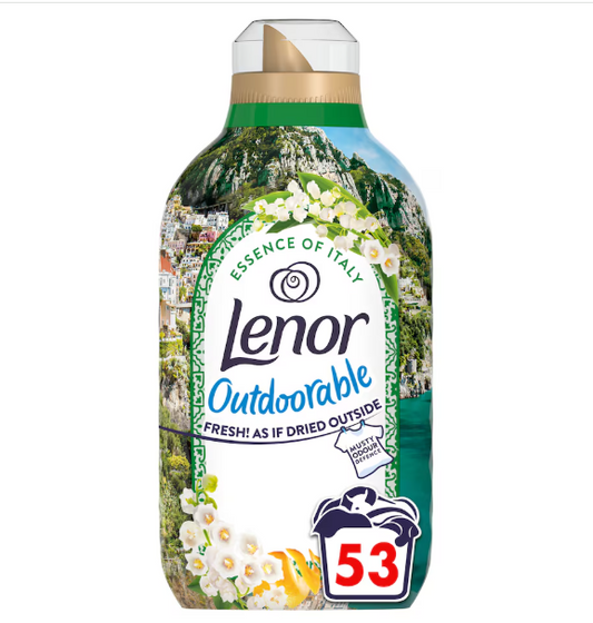 8 x Lenor Outdoorable Amalfi 67 Wash - 742ML
