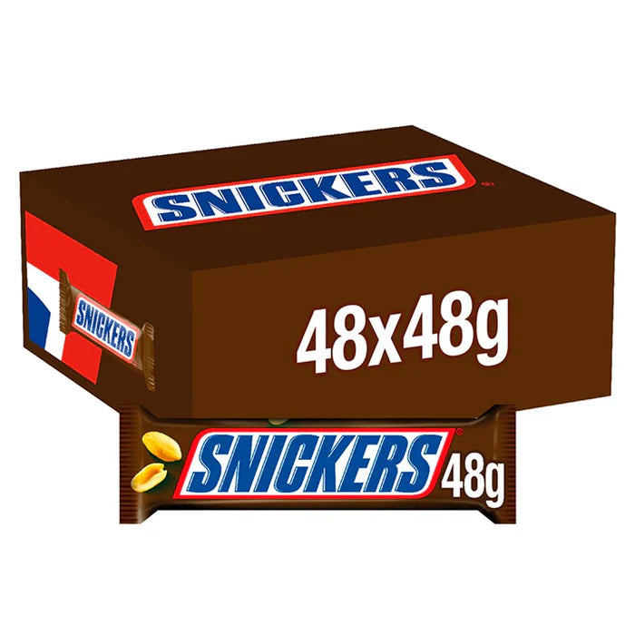 48 x Snickers Chocolate Bar  - 48GM