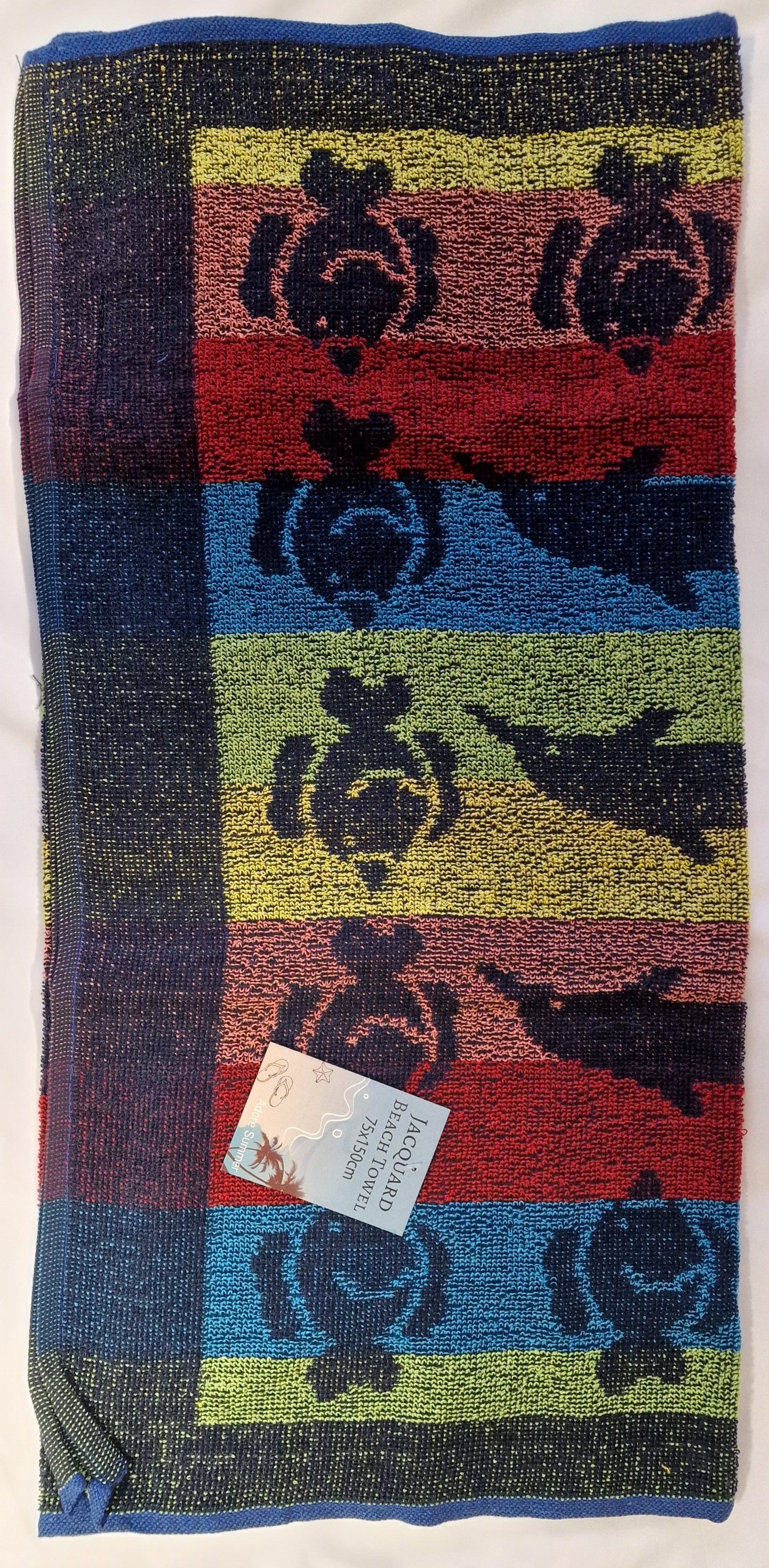 T27 JAQUARD DESIGN BEACH TOWEL