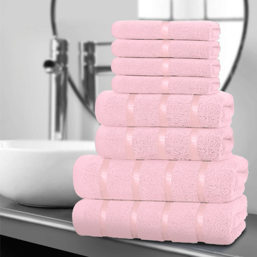 T87 8PC COTTON TOWEL TOWER