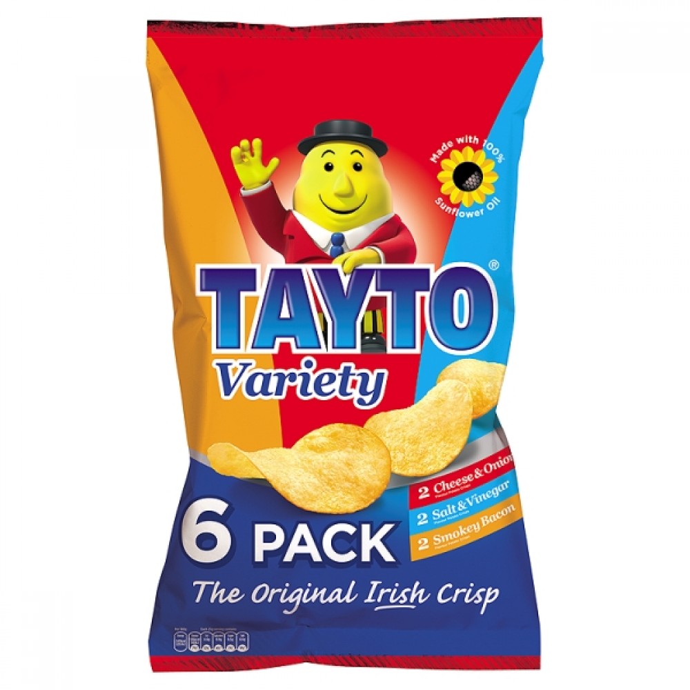 16 x Tayto Variety Pack (6 X 25G)