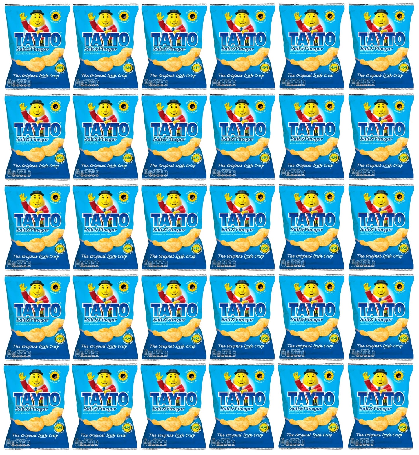 30 x Tayto Salt & Vinnegar 35g