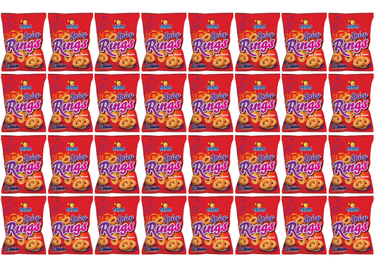 32 x Tayto Spicy Rings Spicy Flavour 42G