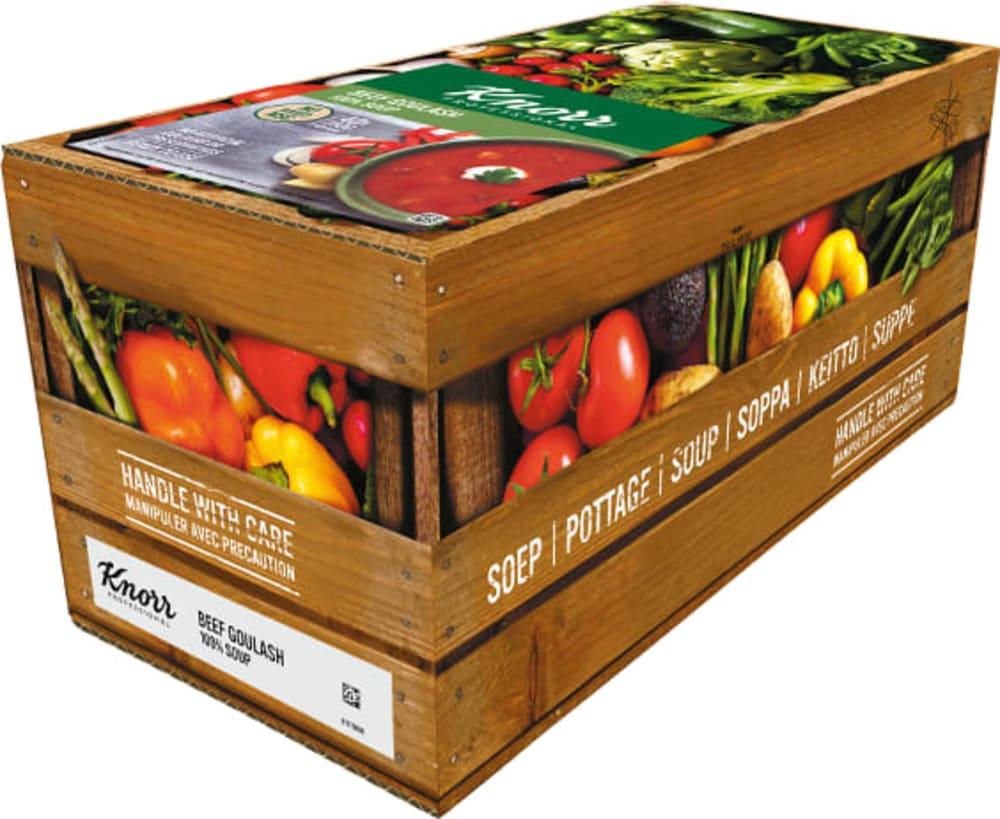 4 x Knorr 100% Soup Beef Goulash 2.5L