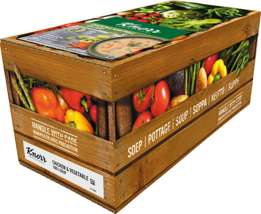 4 x Knorr Soup 100% Chicken And Vegetable 2.5L