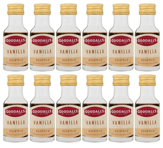 12 x Goodall's Of Ireland Vanilla Essence 25Ml
