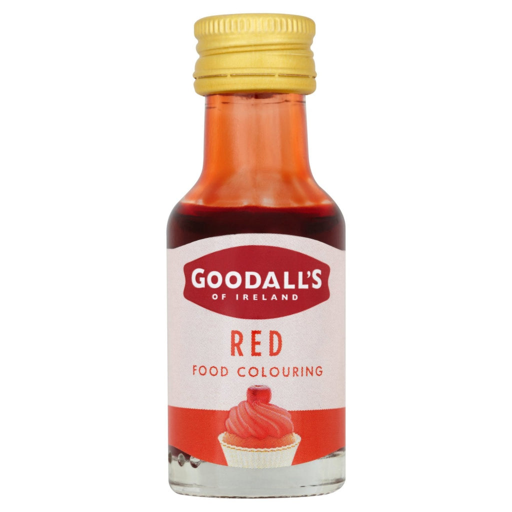 12 x Goodall's Of Ireland Red Food Colouring 25Ml