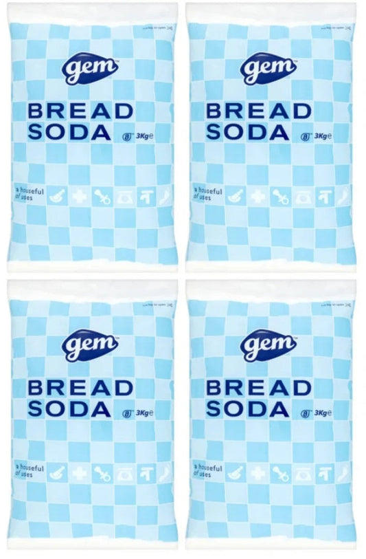 4 x Gem Bread Soda 3Kg