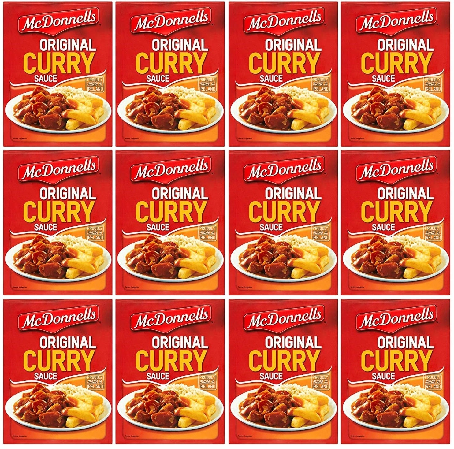 12 x Mcdonnells Original Curry Sauce 500G