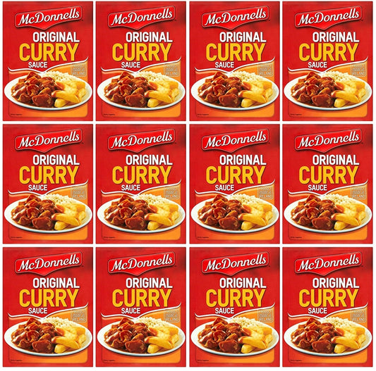 12 x Mcdonnells Original Curry Sauce 500G