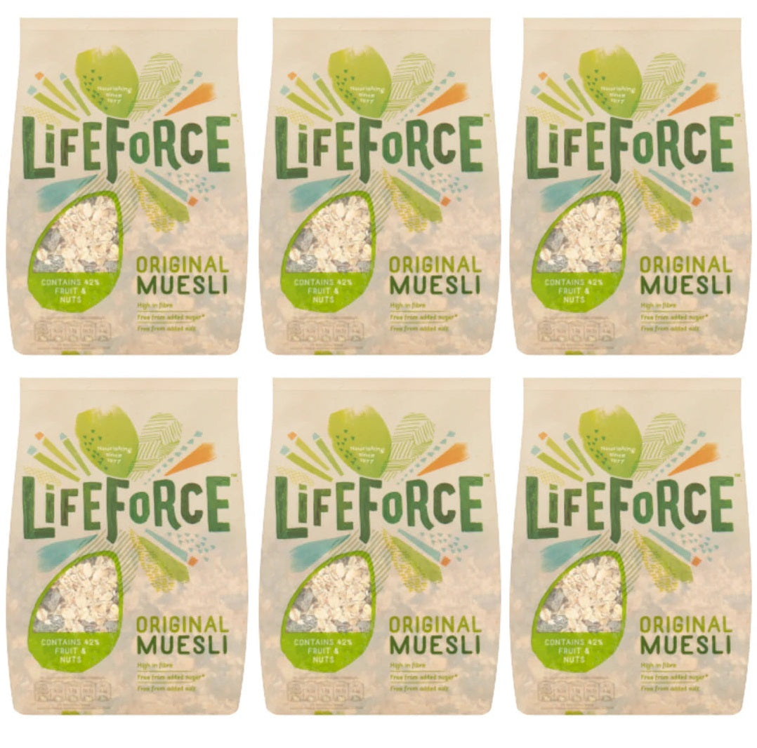 6 x Lifeforce Original Muesli 750G