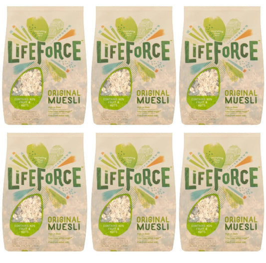 6 x Lifeforce Original Muesli 750G