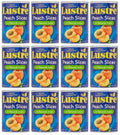 12 x Lustre Peach Slices In Natural Juice 410G