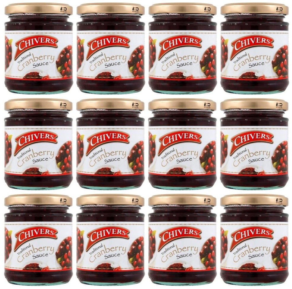 12 x Chivers Traditional Cranberry Sauce 220G