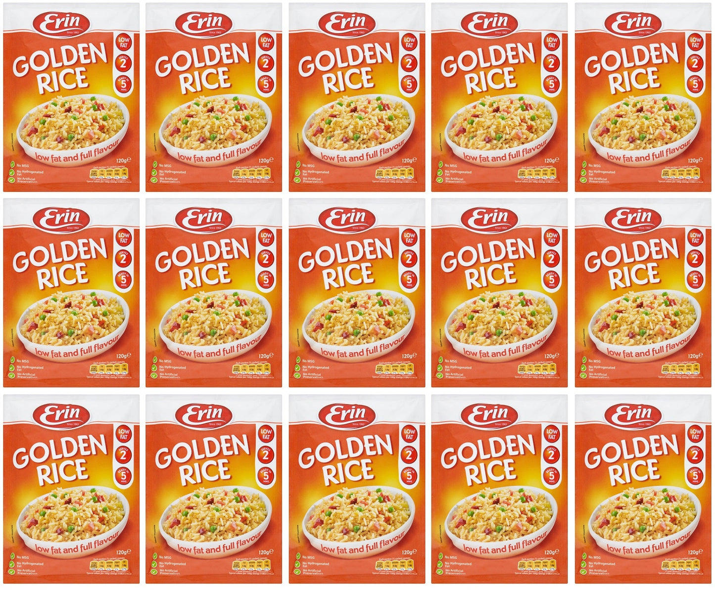 15 x Erin Golden Rice 120G