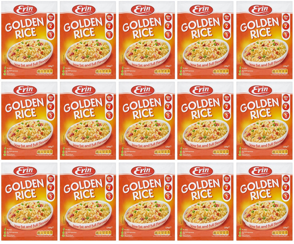 15 x Erin Golden Rice 120G – The Stock Outlet