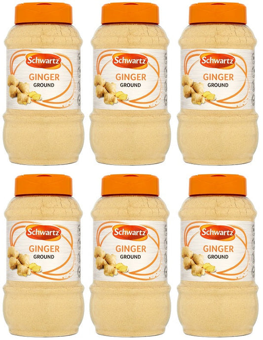 6 x Schwartz Ground Ginger 310G