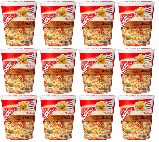 12 x Koka The Original Chicken Flavour Oriental Instant Noodles 70G