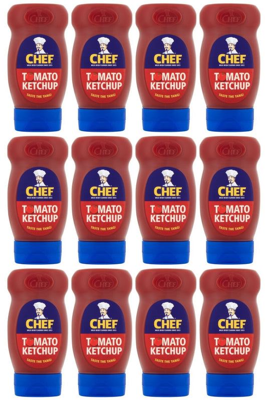 12 x Chef Tomato Ketchup 735G