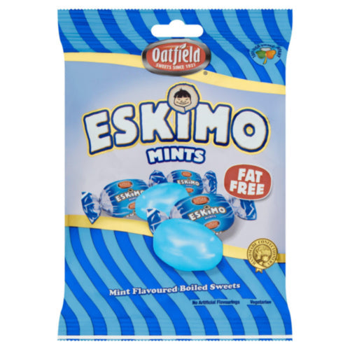 15 x Oatfield Eskimo Mint Flavoured Boiled Sweets 150G