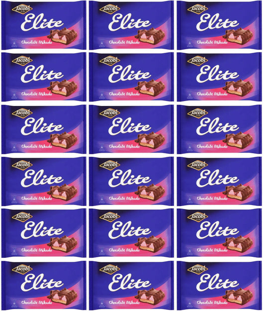 18 x Jacob's Elite Chocolate Mikado 176G
