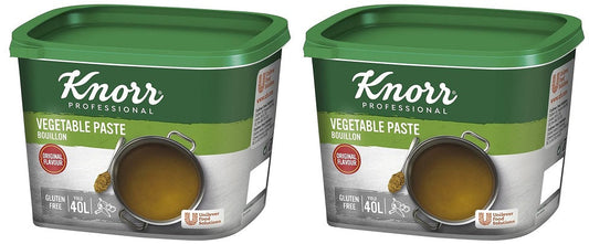 2 x Knorr Professional Vegetable Paste Bouillon 880G