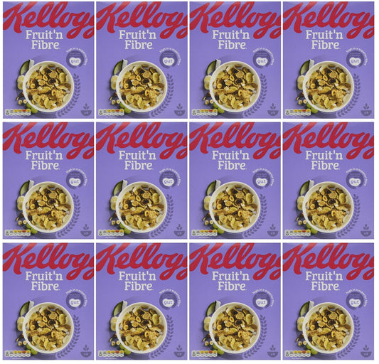 12 x Kellogg's Fruit  N Fibre 375G