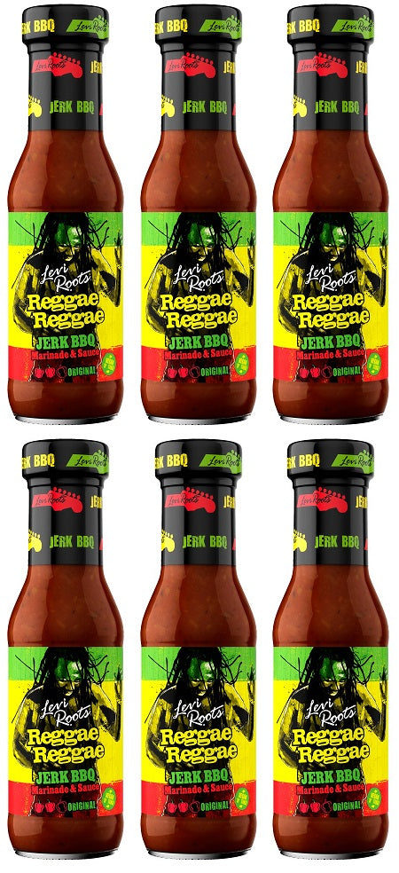6 x Levi Roots Reggae Reggae Jerk Bbq Marinade & Sauce Orginal 290G
