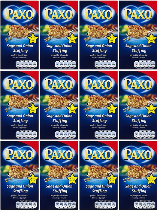 12 x Paxo Sage & Onion Stuffing Mix 85G