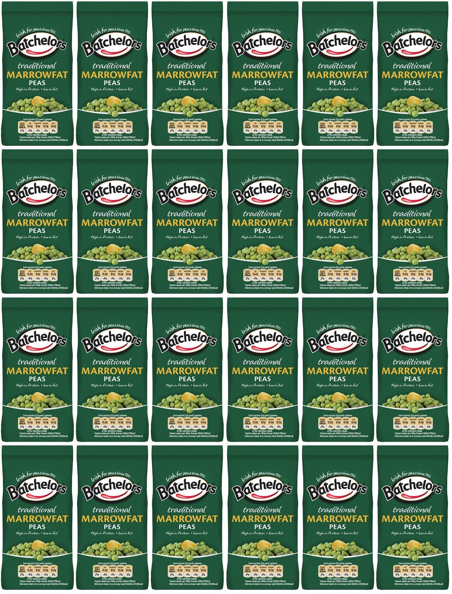 24 x Batchelors Marrowfat Peas 200G