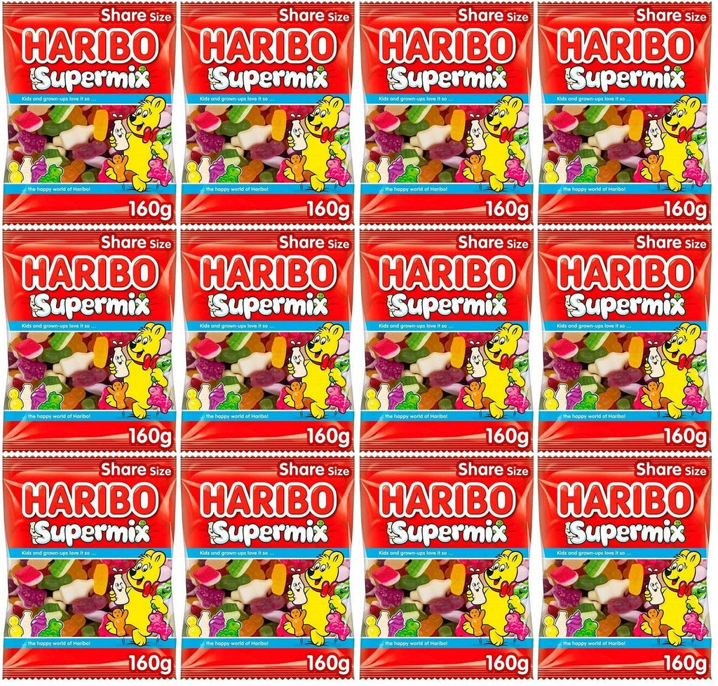12 x Haribo Supermix Bag 160G