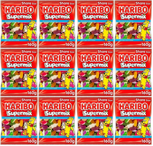 12 x Haribo Supermix Bag 160G