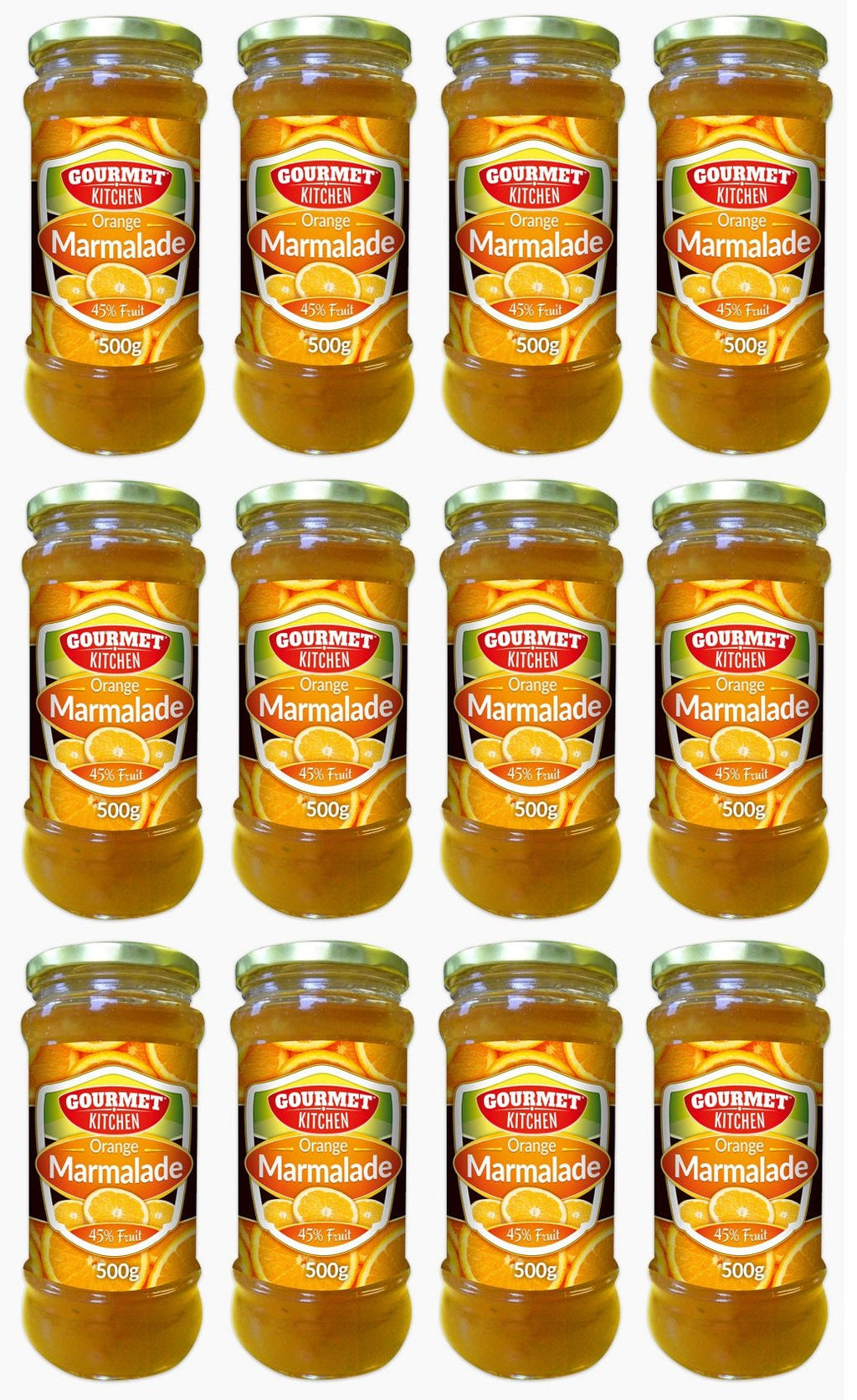 12 x Gourmet Orange Marmalade 500G
