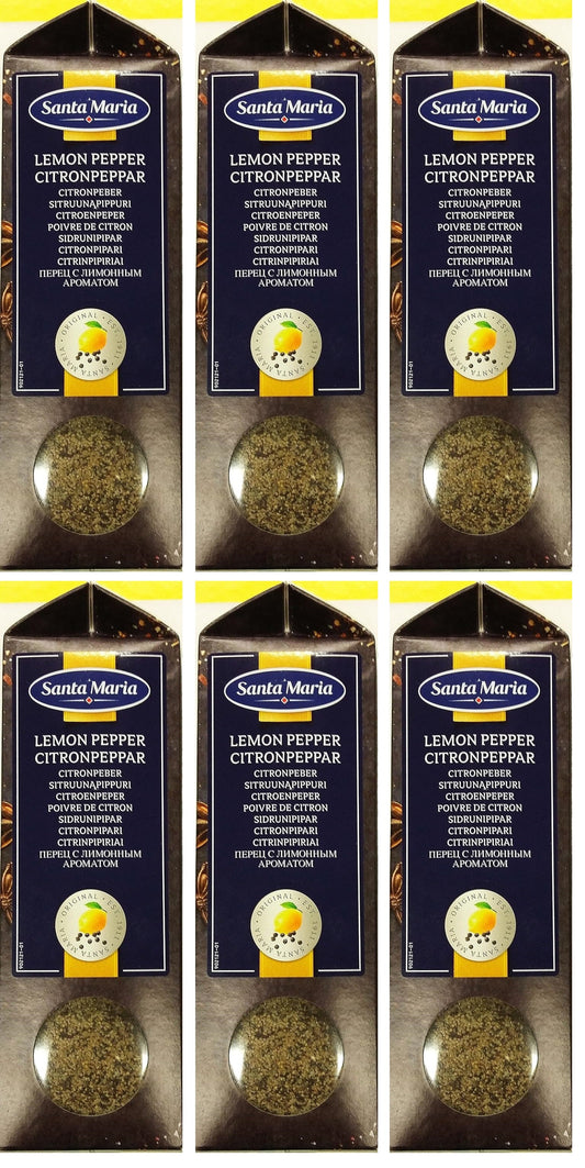 6 x Santa Maria Lemon Pepper 750G