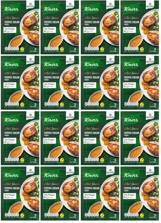 16 x Knorr Select Sauces Pepper Cream Sauce 38G