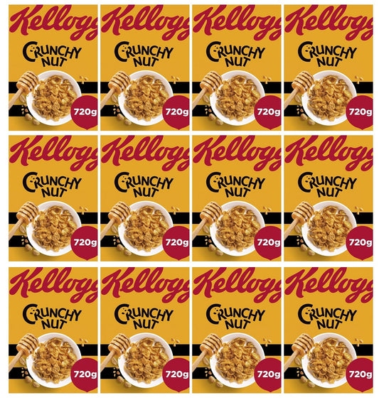 12 x Kellogg's Crunchy Nut Cereal 720G