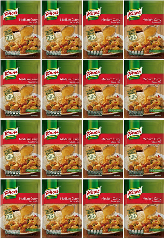 16 x Knorr Medium Curry Sauce 47G