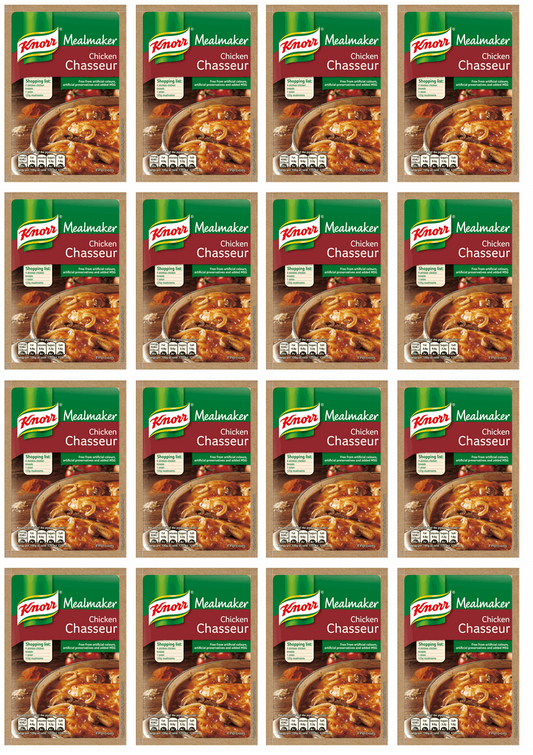 16 x Knorr Mealmaker Chicken Chasseur 50G
