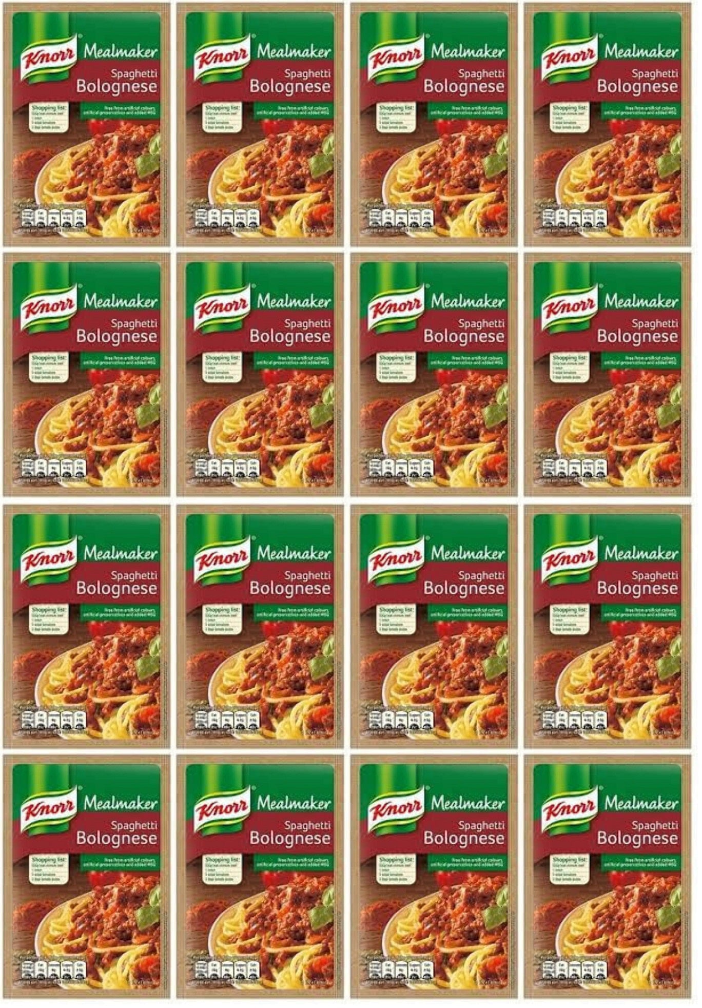 16 x Knorr Mealmaker Spaghetti Bolognese 47G