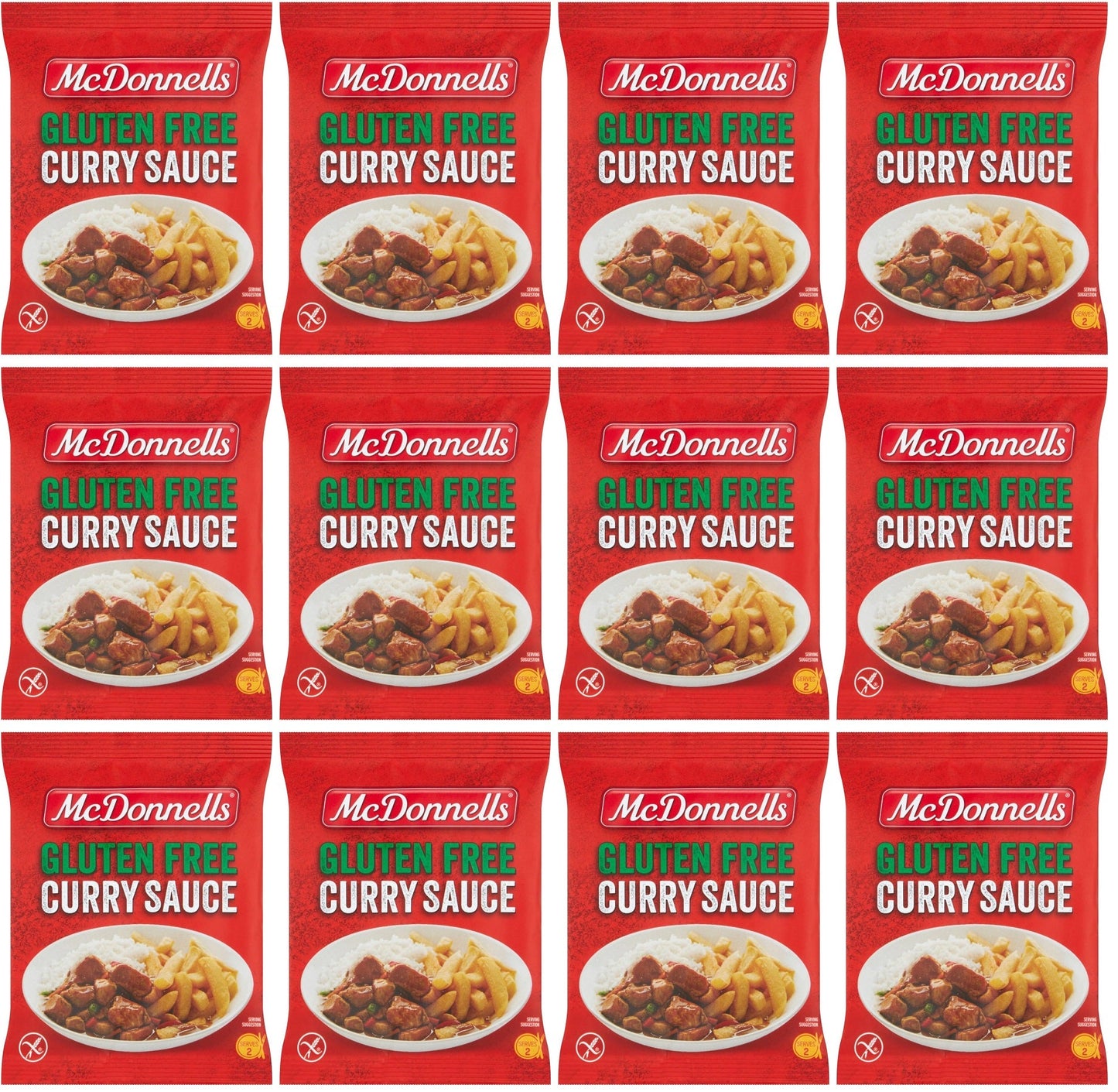 12 x Mcdonnells Gluten Free Curry Sauce 50G