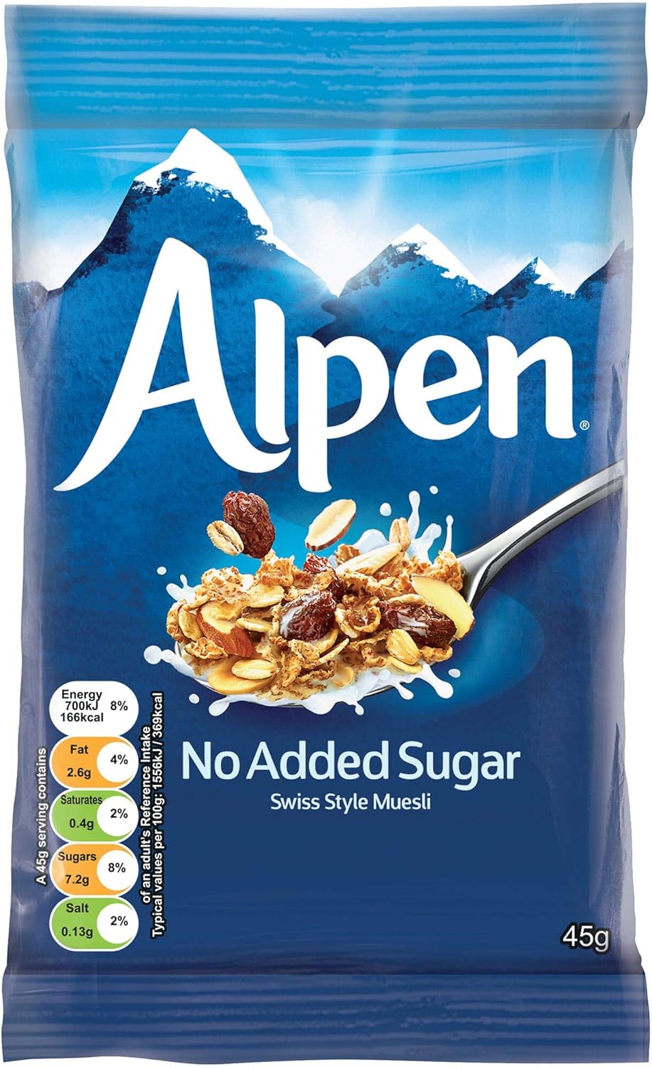 Alpen No Added Sugar Swiss Style Muesli 45G Buy 1 Get 1 Free