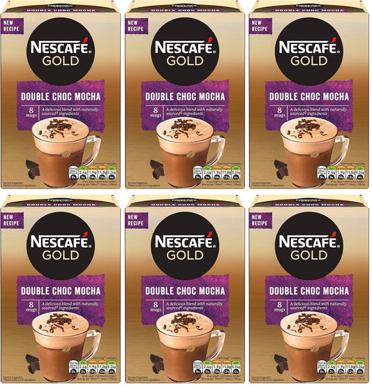6 x Nescafe Double Choc Mocha 8 X 20.9G (167.2G)