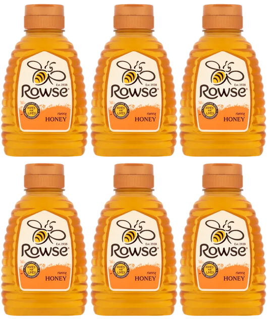 6 x Rowse Runny Honey 250G