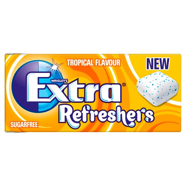 16 x Wrigley's Extra Refreshers Tropical  7Pc