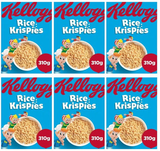 6 x Kellogg's Rice Krispies 310G