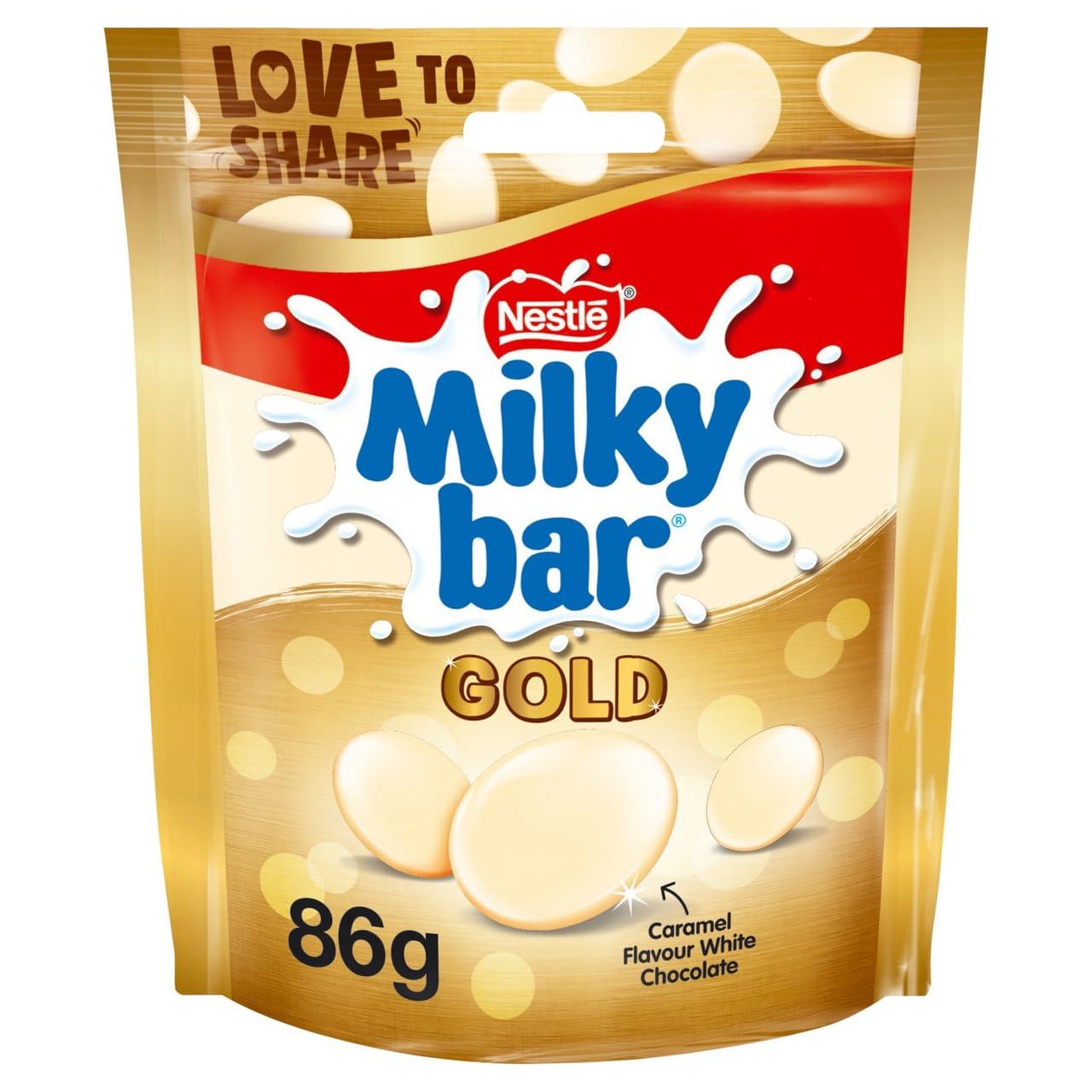 11 x Milkybar Gold Caramel Flavour White Chocolate 86G
