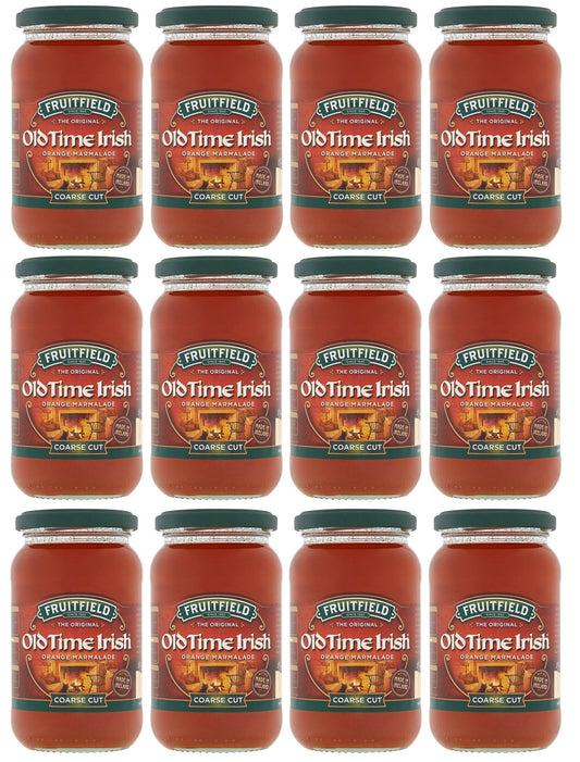 12 x Fruitfield Old Time Irish No Peel Orange Marmalade 454G