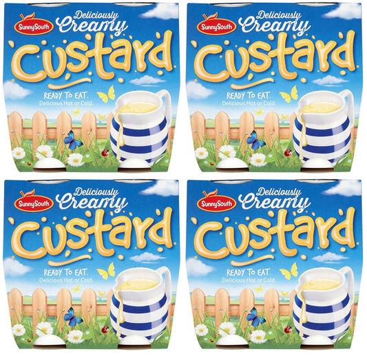 4 x Sunny South Deliciously Creamy Custard 4 X 150G (600G)