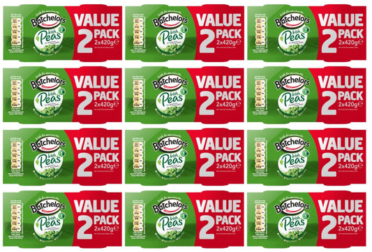 12 x Batchelors Irish Peas 2 X 420G