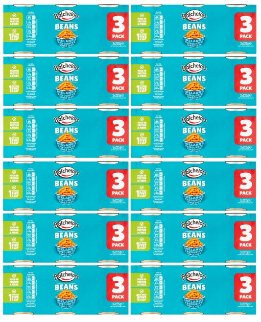 12 x Batchelor's Beans 3 X 225G
